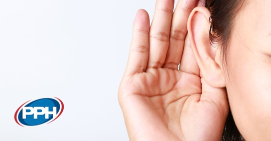 An adult listening for strange noises.